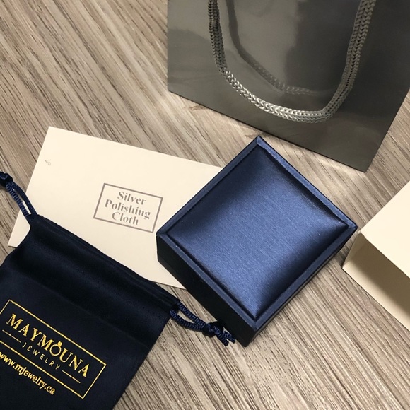 925 Sterling Silver Triple Zigzag Ring Set 3-tone - Picture 9 of 12